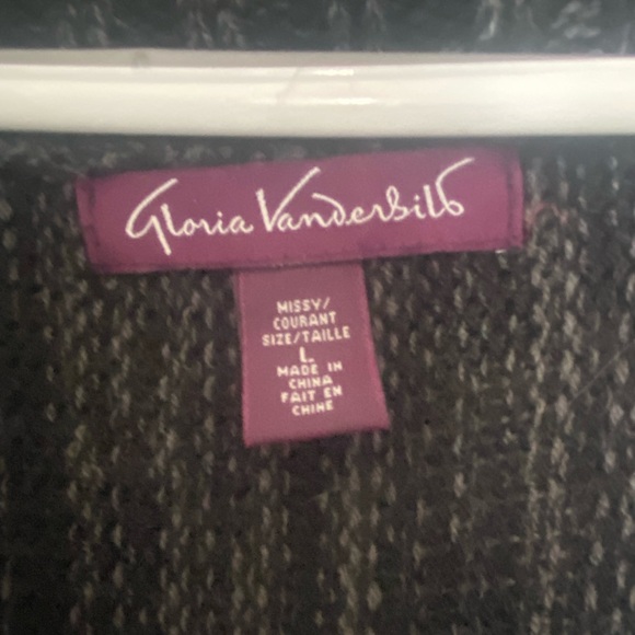 GLORIA VANDERBILT - Oversized Cowl Short Sleeved Sweater - Picture 5 of 8